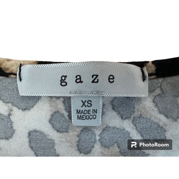 Leopard Long-Sleeved Crop Top - Picture 3 of 3